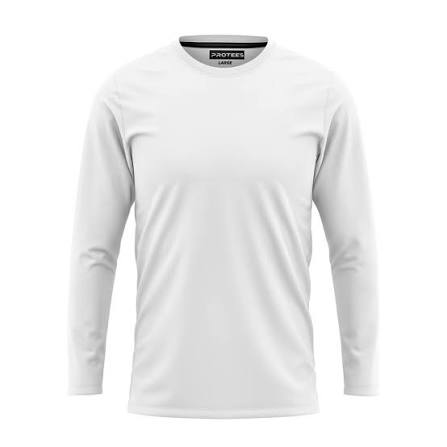 Full-Sleeved Youth Casual T-Shirt_White