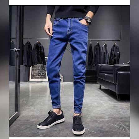 Blue pant for men's